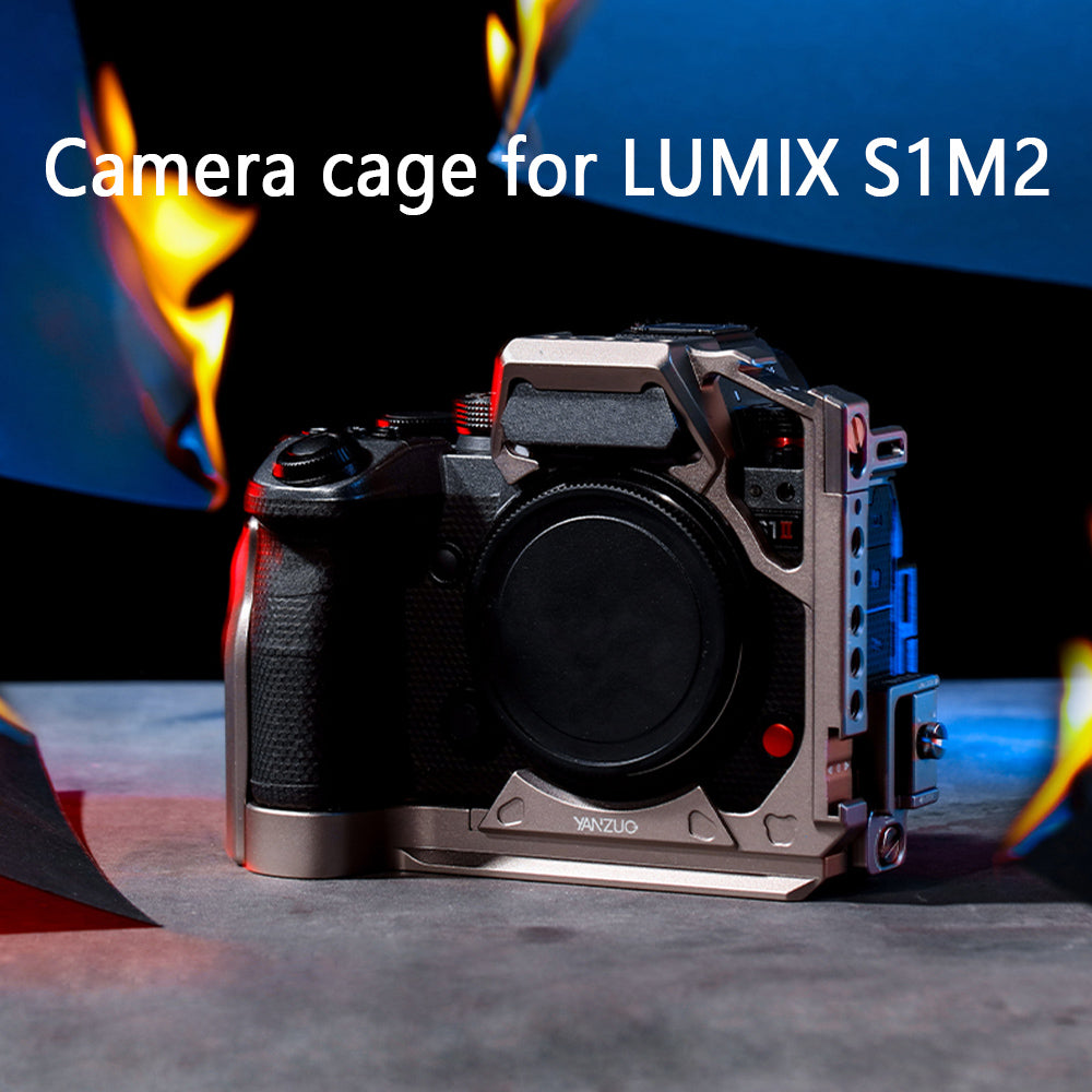 Camera cage for LUMIX S1M2/S1R2/S1M2E