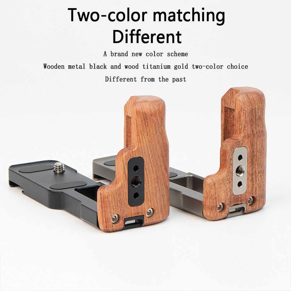 Wood grain base plate  Camera cage for sony ZV-1M2