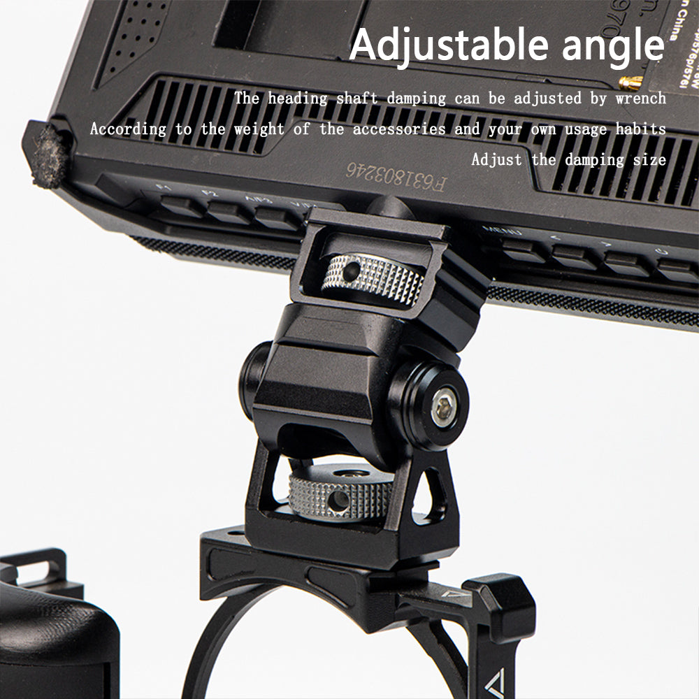Dual 1/4 threaded tripod head    1/4 and 3/8 dual thread tripod head
