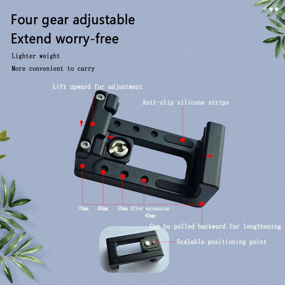 Camera rabbit cage hard drive clamp