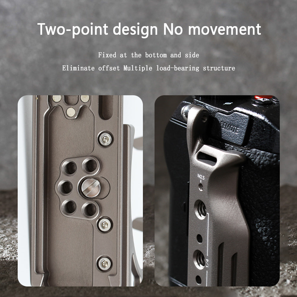 Camera cage for Panasonic LUMIX S5