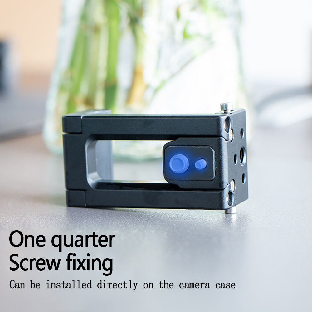 Camera rabbit cage hard drive clamp