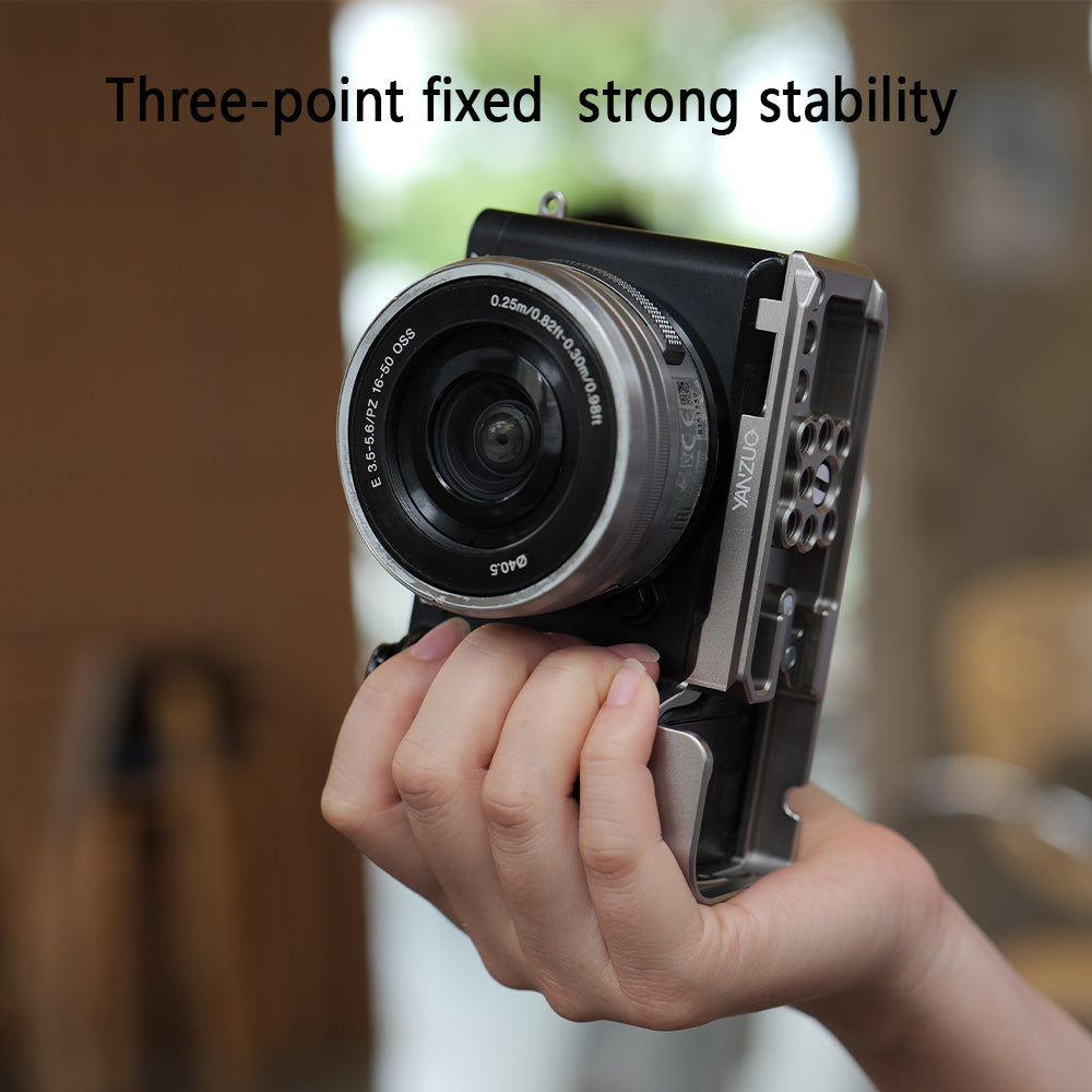 Camera cage for sony ILCE-6400K/6300