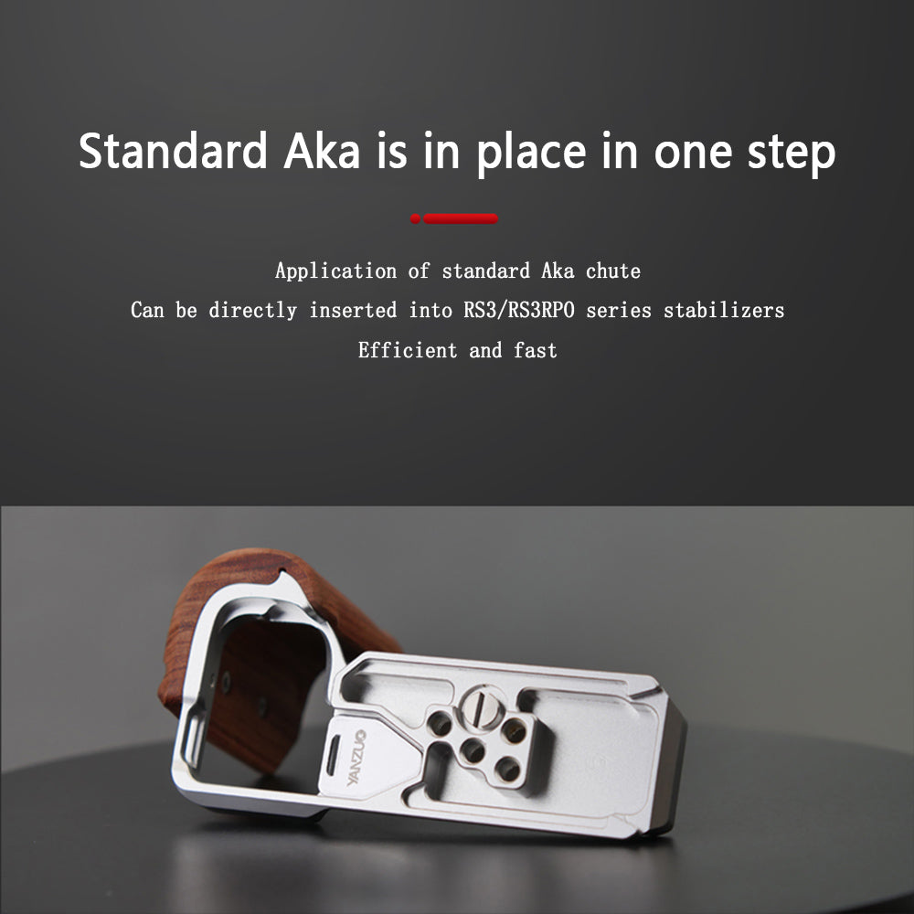 Wood grain base plate  Camera cage for sony ZV-E1