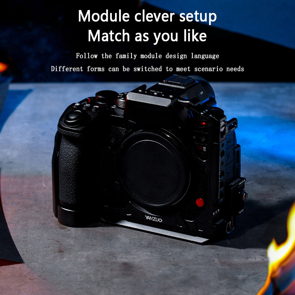 Camera cage for LUMIX S1M2/S1R2/S1M2E