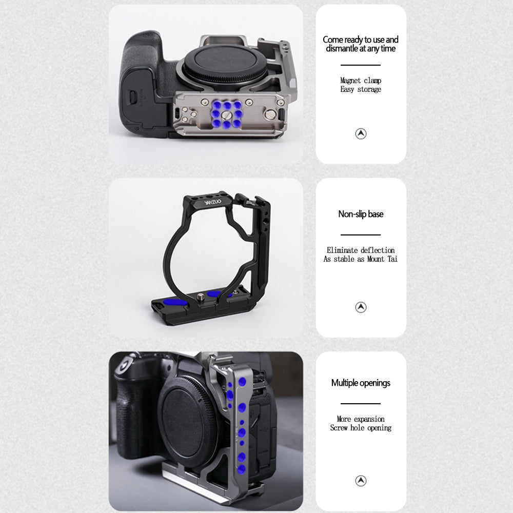 Camera cage for Canon EOS R