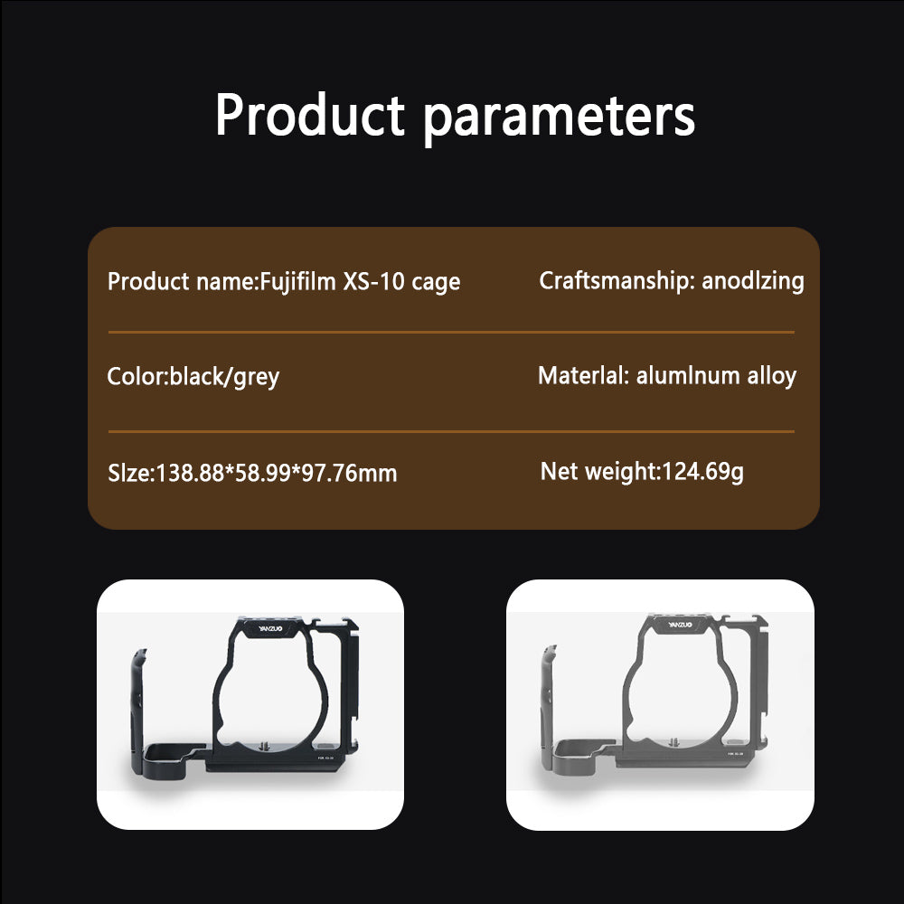 Camera cage for Fujifilm XS-10