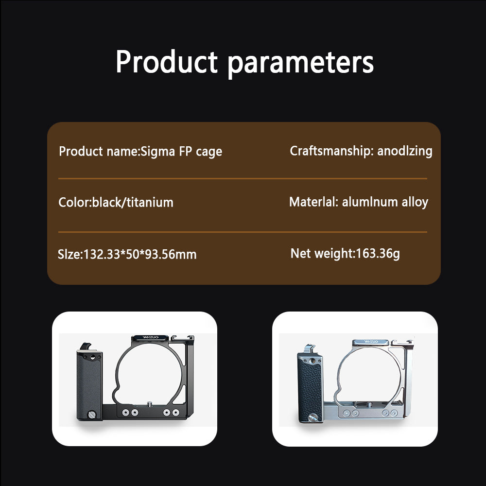 Camera cage for Sigma FP/FPL